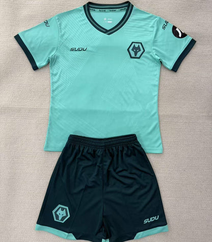 Jersey 2025/26 Wolves Visitante Manga corta Niño