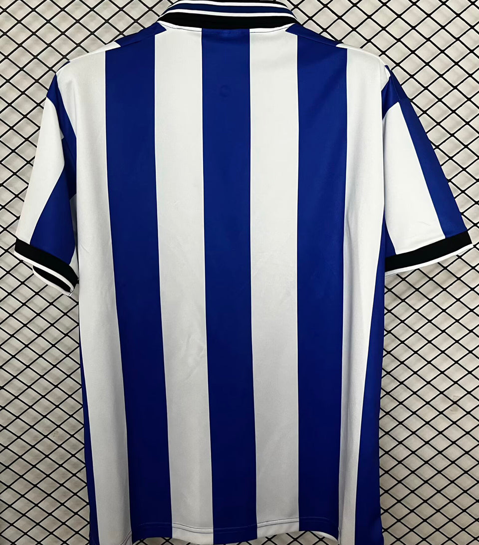 jersey 1998 sheffield wednesday local manga corta versión fan retro