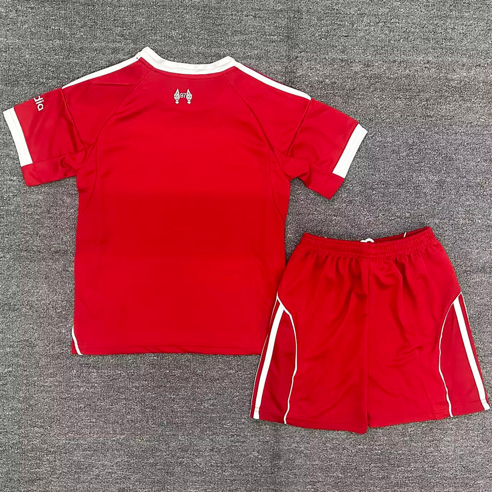 jersey 2025/26 liverpool local manga corta niño