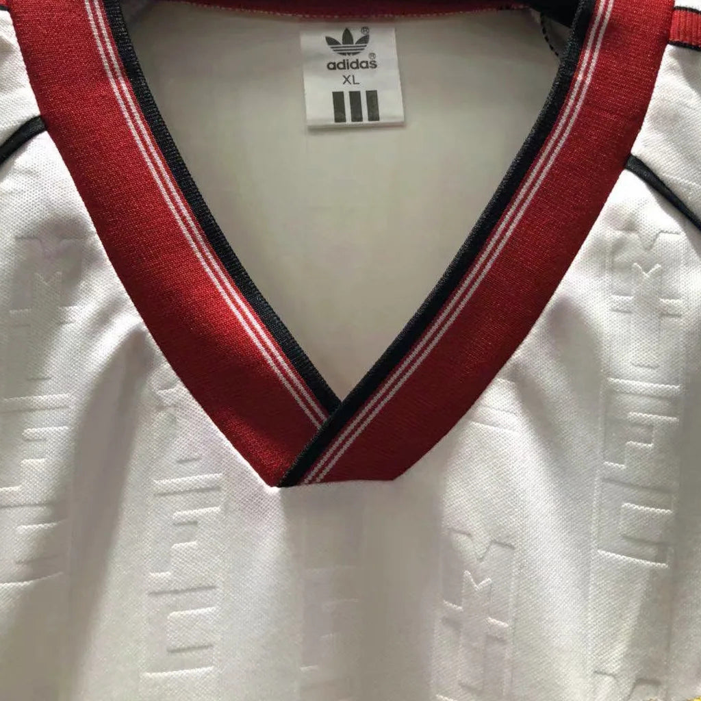 jersey 1988 manchester united visitante manga corta versión fan retro