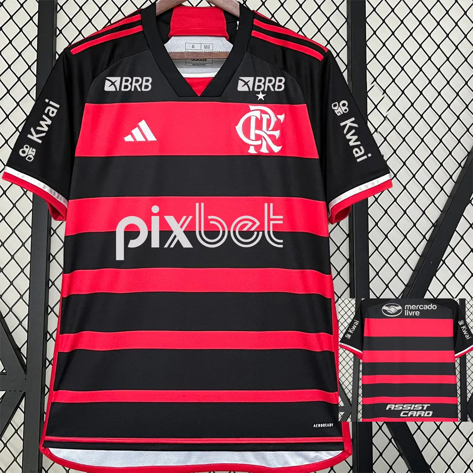 Jersey 2024/25 Flamengo Local Manga corta Versión Fan