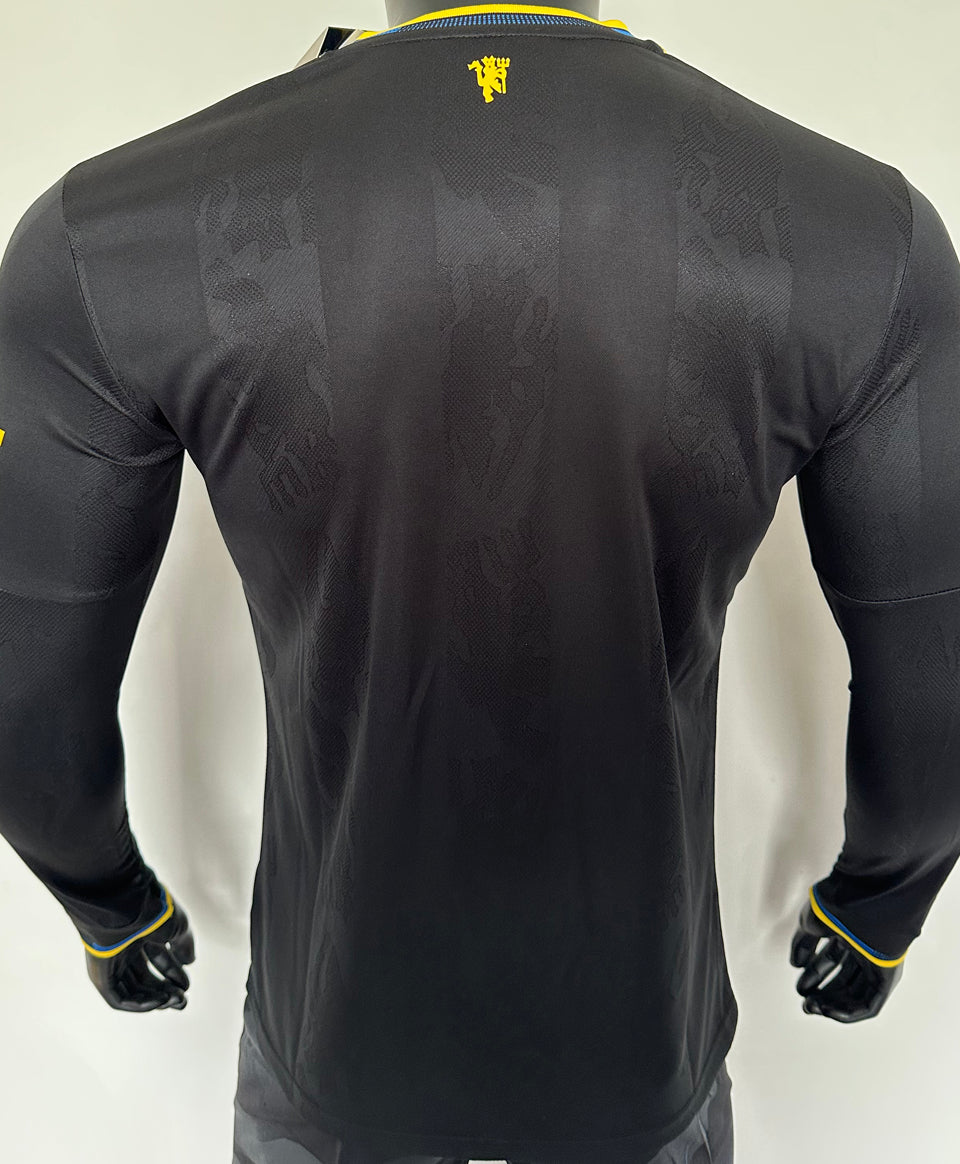 Jersey 2025/26 Manchester United Tercero Manga larga Versión Jugador
