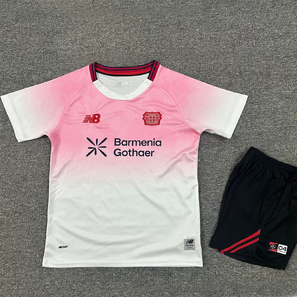 Jersey 2025/26 LeverKusen Visitante Manga corta Niño