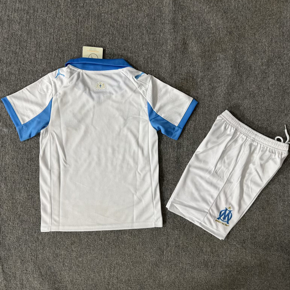 Jersey 2025/26 Marsella Local Manga corta Niño