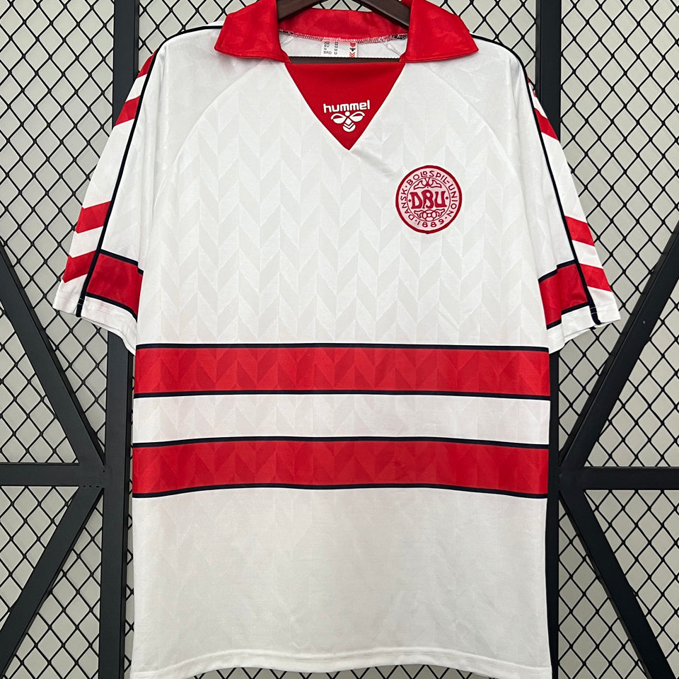 1988 Denmark Visitante Versión Fan Selecciones Retro