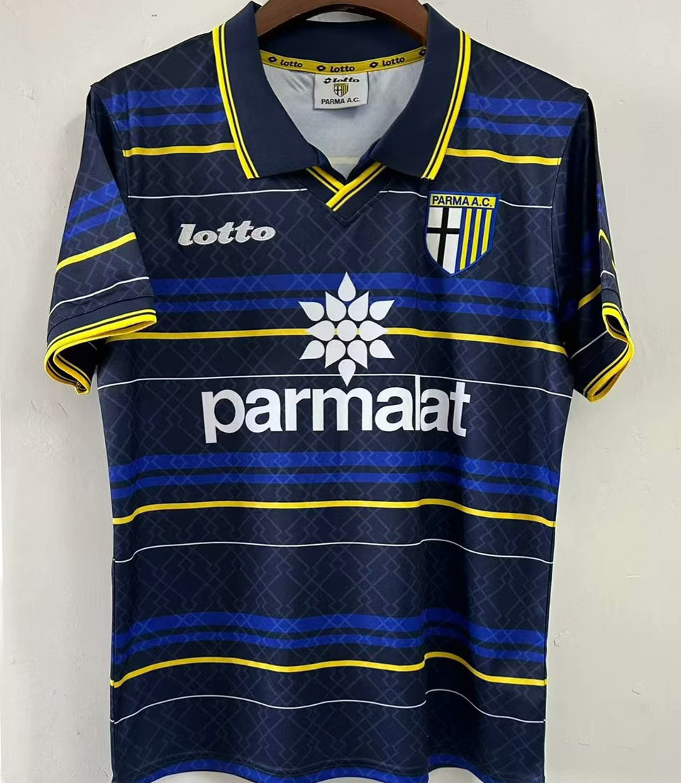 jersey 1998 parma tercero manga corta versión fan retro