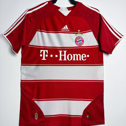 Jersey 2007/08 Bayern Munich Local Manga corta Versión Fan Retro