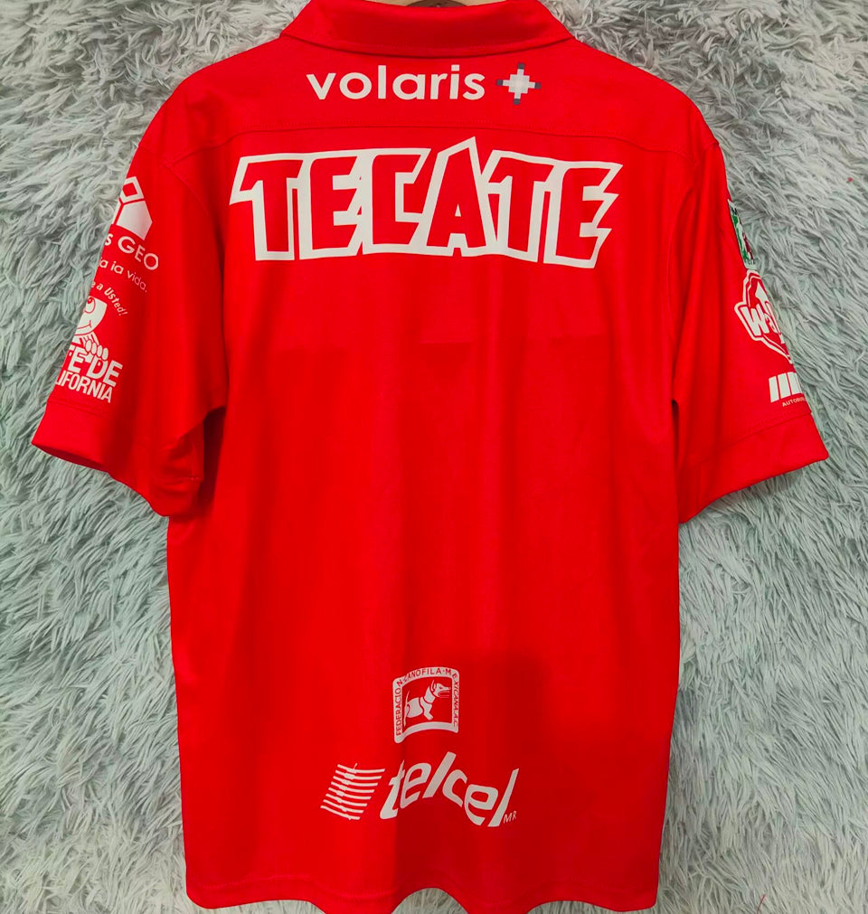 jersey 2012/2013 tijuana local manga corta versión fan retro