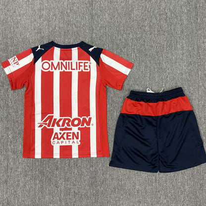 Jersey 2025/26 Chivas Local Manga corta Niño