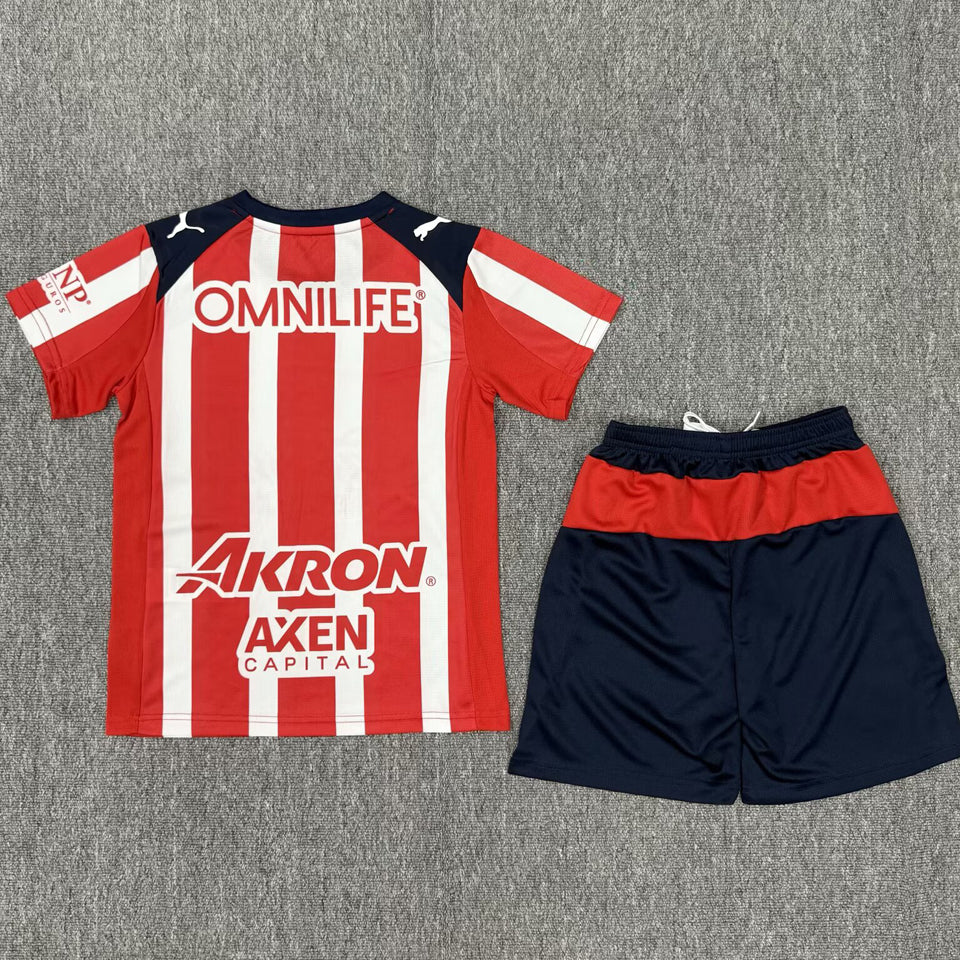Jersey 2025/26 Chivas Local Manga corta Niño