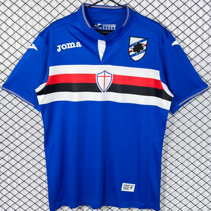 Jersey 2015/2016 Sampdoria Local Manga corta Versión Fan Retro