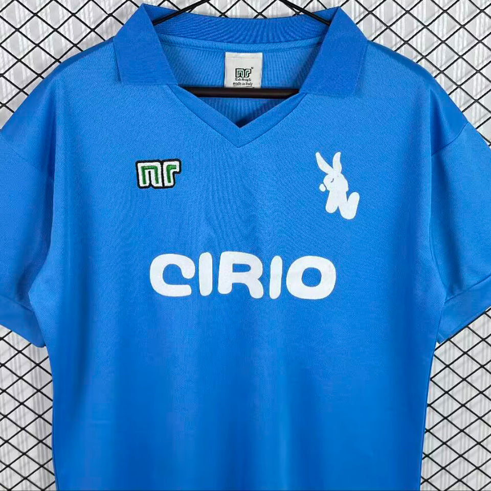 jersey 1982/1983 napoli local manga corta versión fan retro