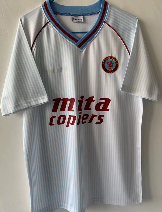 Jersey 1988 Aston Villa Visitante Manga corta Versión Fan Retro