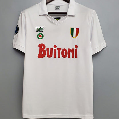 Jersey 1987/1988 Napoli Visitante Manga corta Versión Fan Retro