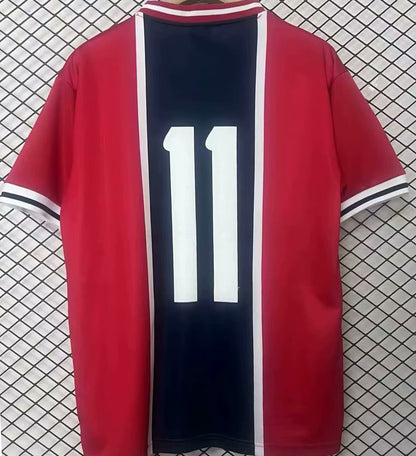 Jersey 1975 1975 Visitante Manga corta Versión Fan Retro
