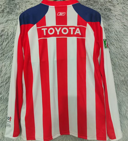 Jersey 2006/2007 Chivas Local Manga larga Versión Fan Retro