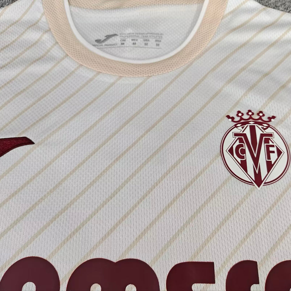 jersey 2025/26 villarreal visitante manga corta versión fan