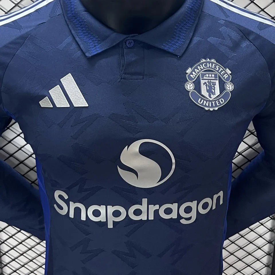 Jersey 2024/25 Manchester United Visitante Manga larga Versión Jugador