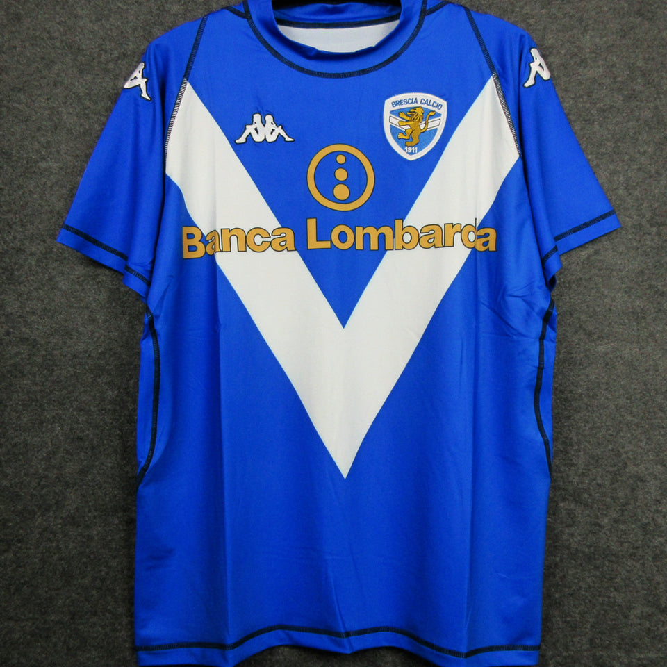 jersey 2003/04 brescia local manga corta versión fan retro