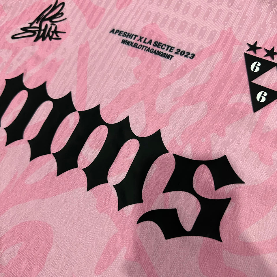 jersey 2025/26 apeshit pink especial manga corta versión jugador