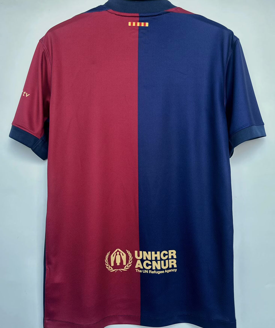jersey 2024/25 barcelona local manga corta versión fan