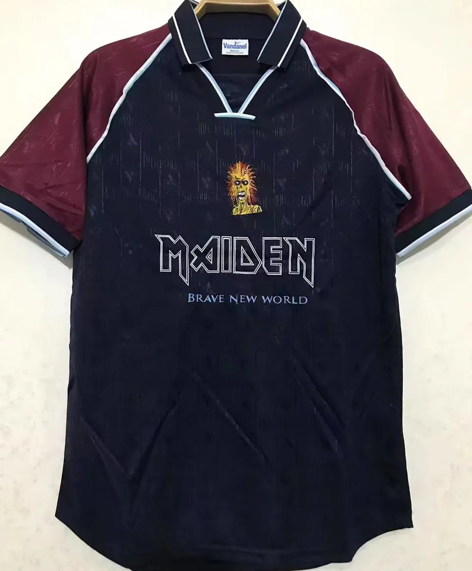 Jersey 1999 Iron Maiden Especial Manga corta Versión Fan Retro