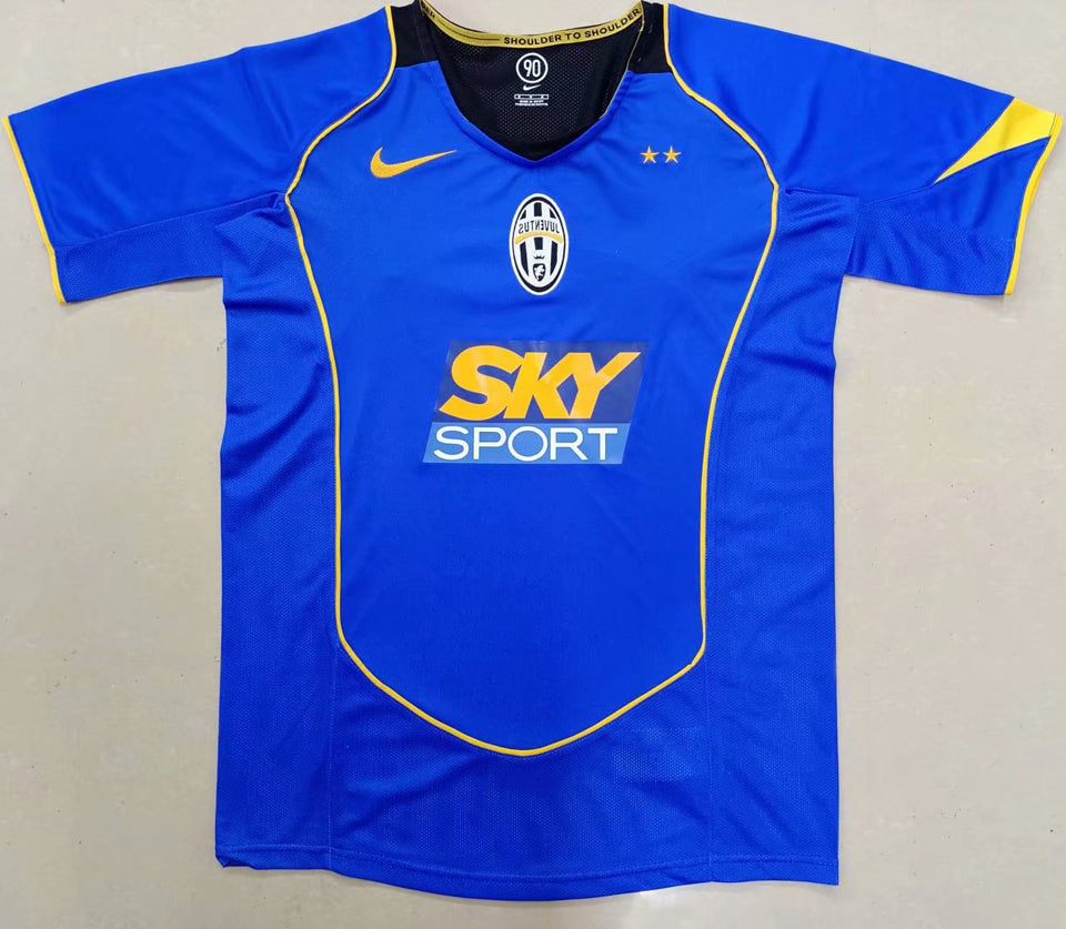 jersey 2004/05 juventus tercero manga corta versión fan retro