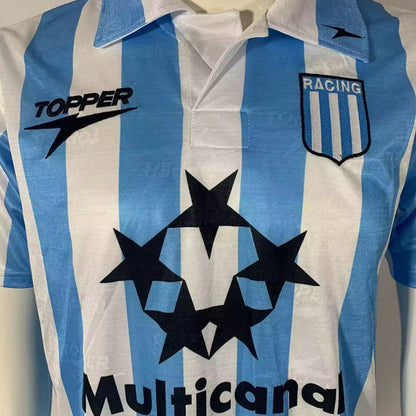 Jersey 1997/98 Racing Local Manga corta Versión Fan Retro