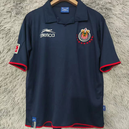 Jersey 2003/2004 Chivas Visitante Manga corta Versión Fan Retro