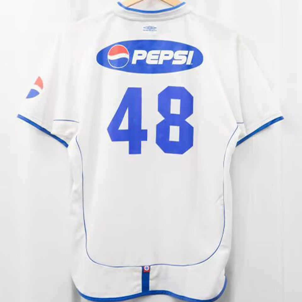 jersey 2002/2003 cruz azul visitante manga corta versión fan retro