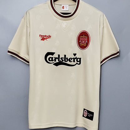 Jersey 1996/97 Liverpool Visitante Manga corta Versión Fan Retro