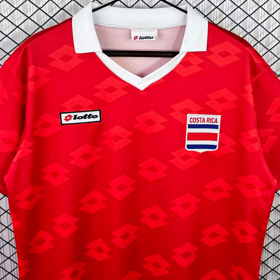 1990 costa rica local versión fan selecciones retro