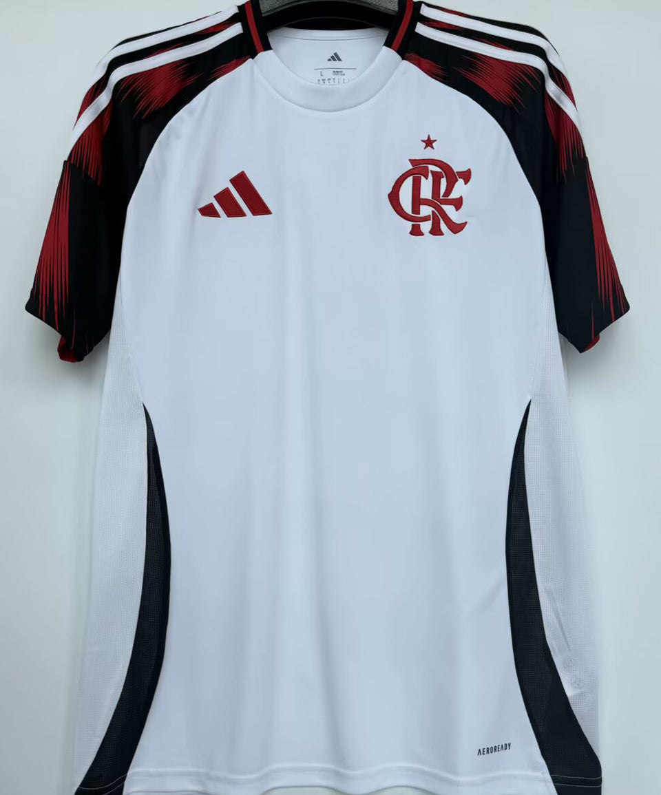 jersey 2025/26 flamengo visitante manga corta versión fan