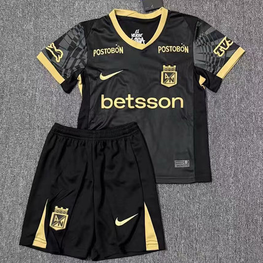 Jersey 2025/26 Atletico Nacional Visitante Manga corta Niño