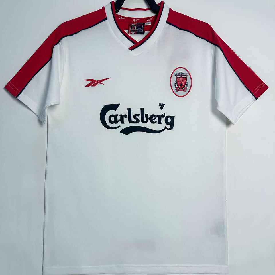 jersey 1998/1999 liverpool visitante manga corta versión fan retro