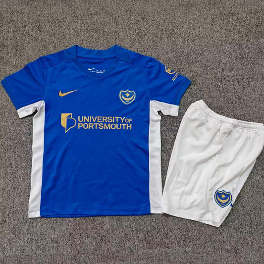 Jersey 2026/27 Portsmouth Local Manga corta Niño