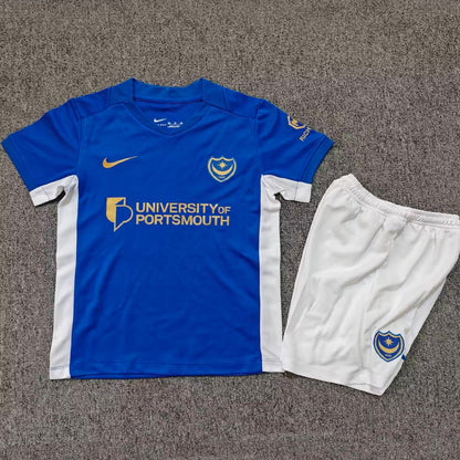 Jersey 2026/27 Portsmouth Local Manga corta Niño
