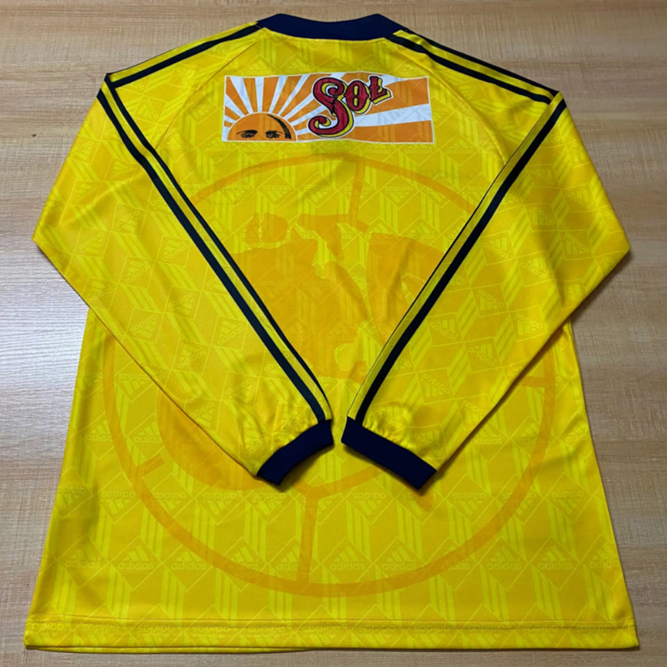 jersey 1998/99 club america local manga larga versión fan retro