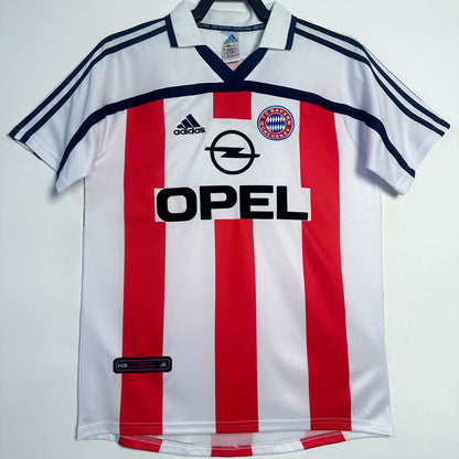 Jersey 2000/2002 Bayern Munich Visitante Manga corta Versión Fan Retro