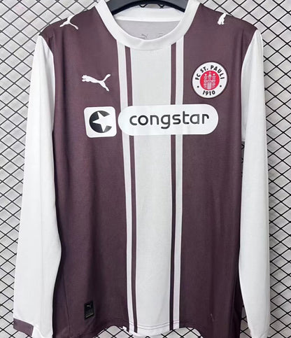 Jersey 2026 ST Pauli Especial Manga larga Versión Fan