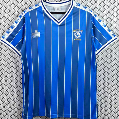 Jersey 1985/1987 Cardiff City Local Manga corta Versión Fan Retro