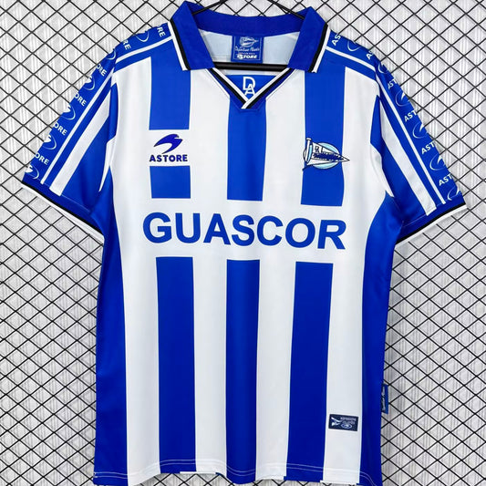 Jersey 1998/1999 Alaves Local Manga corta Versión Fan Retro