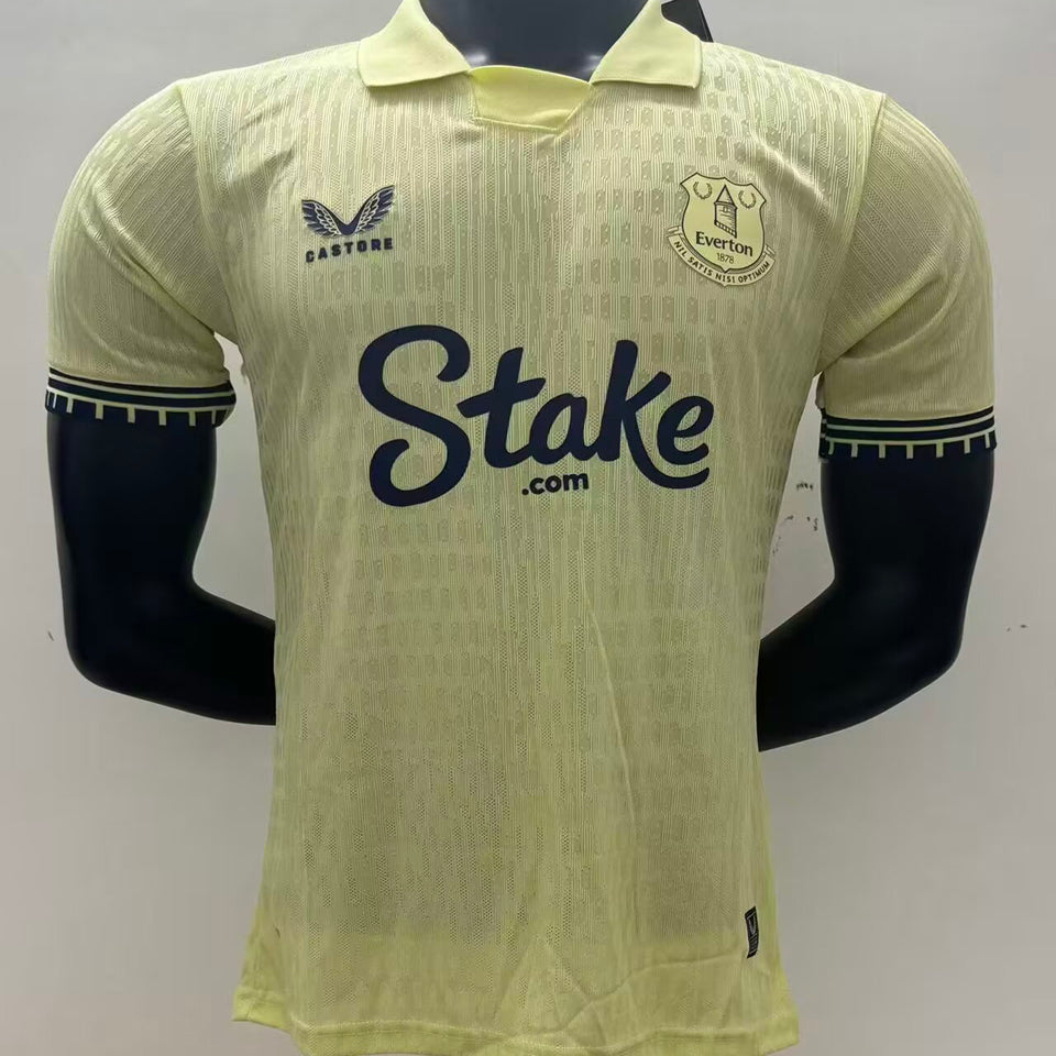 jersey 2025/26 everton visitante manga corta versión jugador