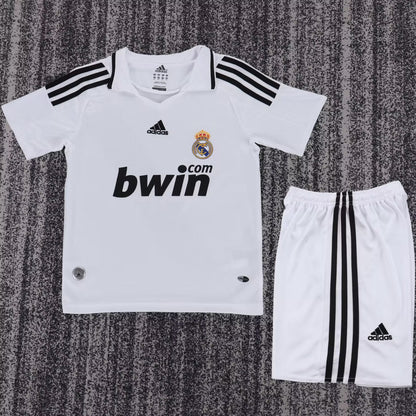 Jersey 2008/2009 Real Madrid Local Manga corta Niño Retro
