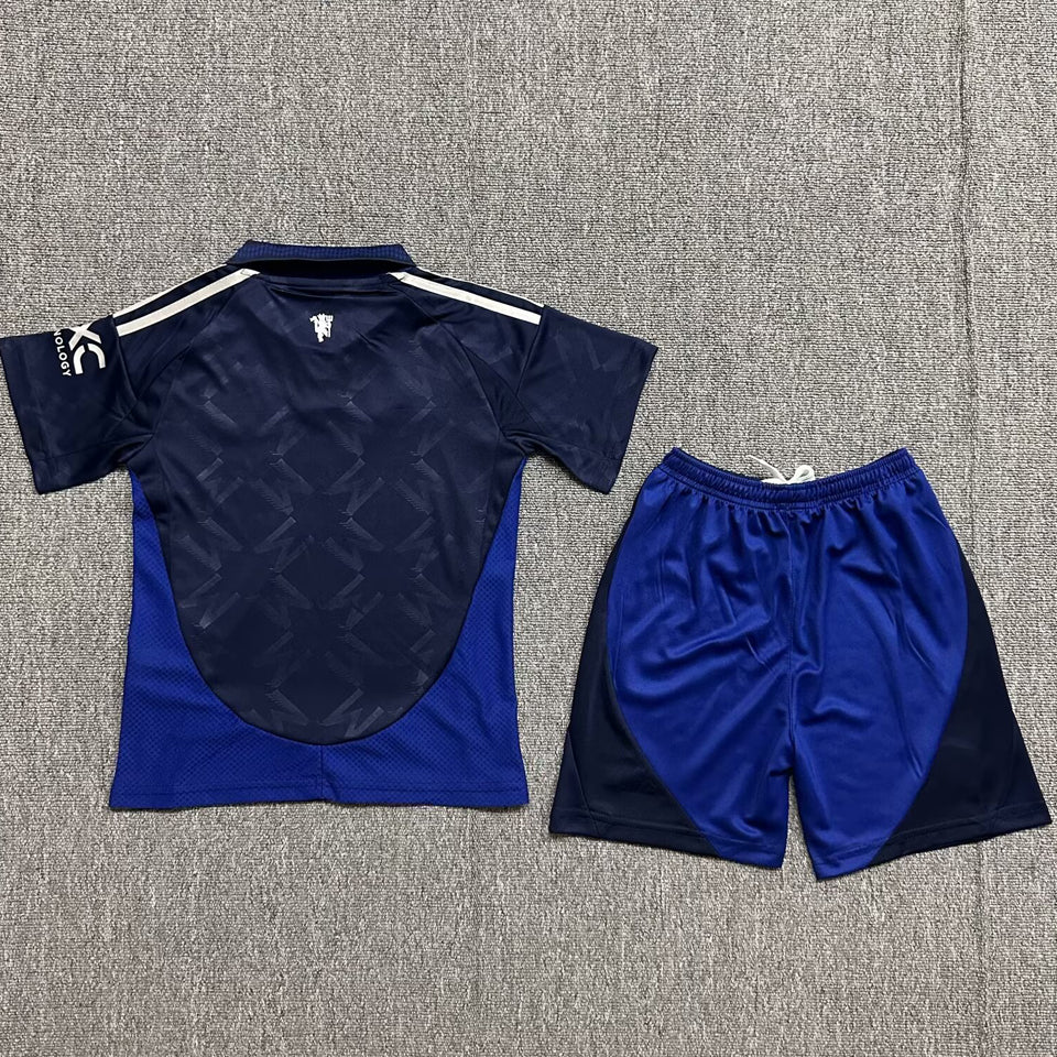 Jersey 2024/25 Manchester United Visitante Manga corta Niño