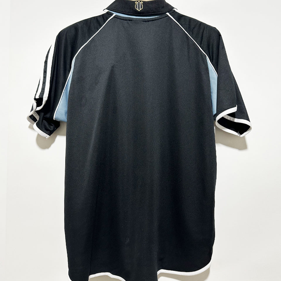 jersey 2000/02 newcastle visitante manga corta versión fan retro