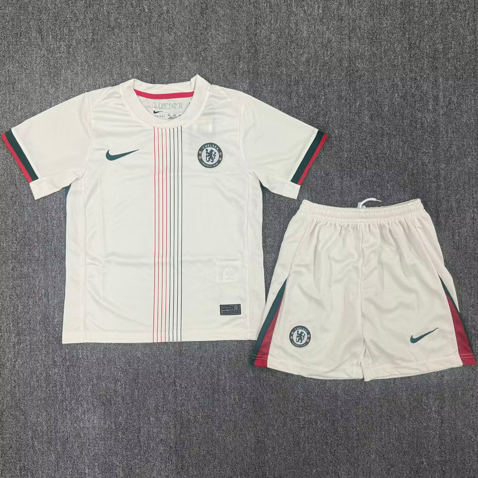 jersey 2025/26 chelsea visitante manga corta niño