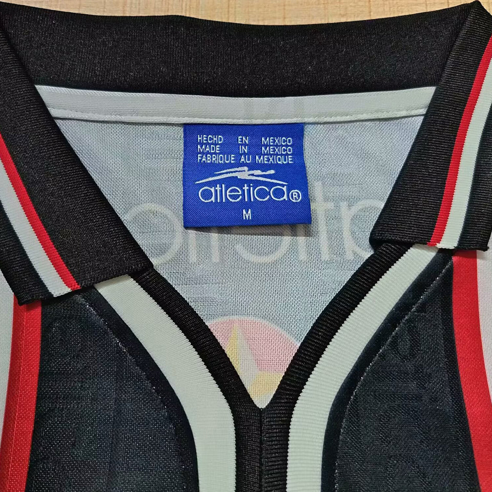 jersey 1999/2000 atlas tercero manga corta versión fan retro