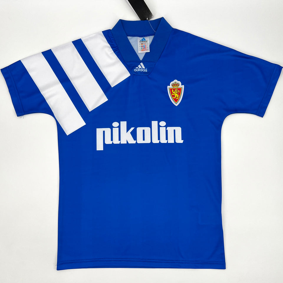 jersey 1992/93 zaragoza visitante manga corta versión fan retro