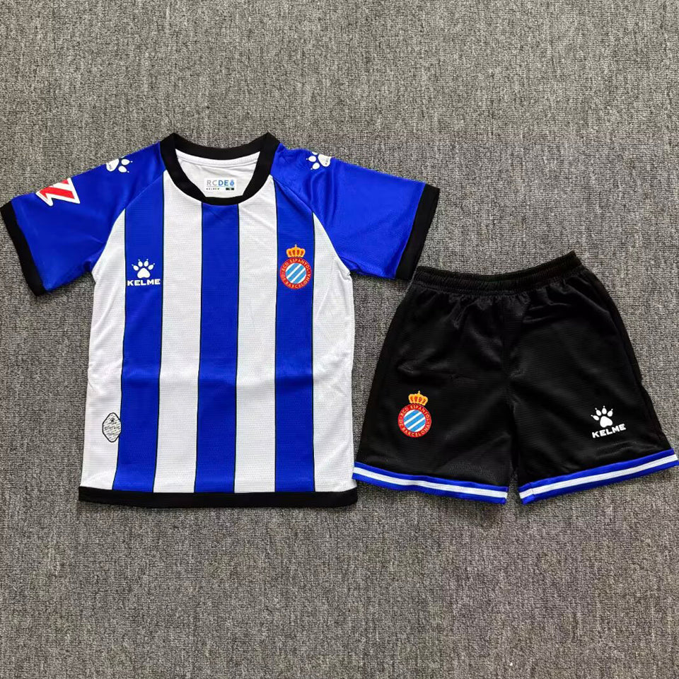 jersey 2026/27 espanyol local manga corta niño